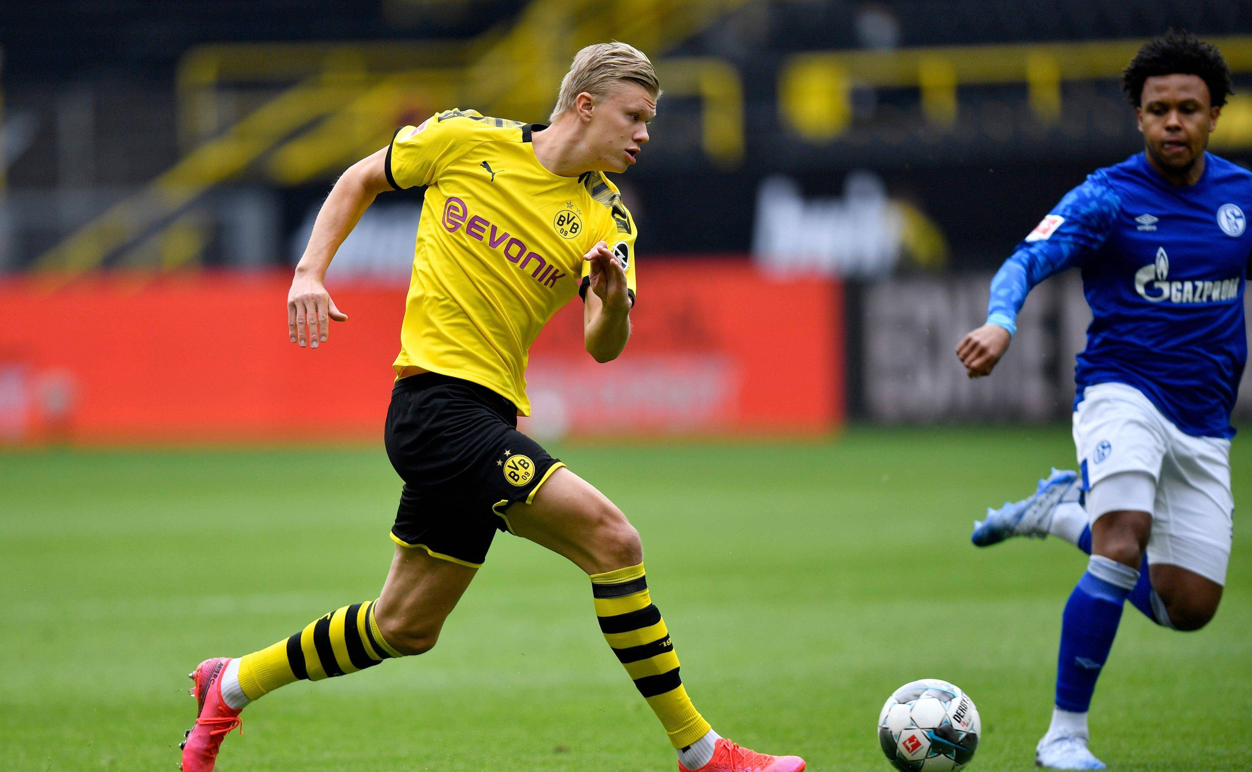 关于哈兰德梅开二度助多特蒙德胜马德里竞技的信息